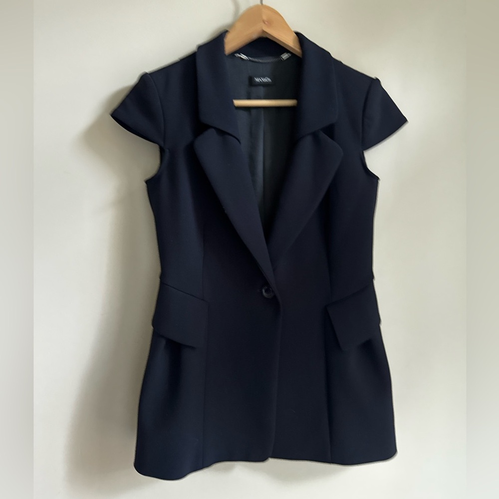 Max & Co. Sleeveless luxurious Black vest Blazer jacket S 34 size 4